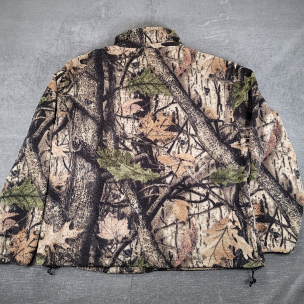 Big Bill Mens XL Camo Fleece Full Zip Jacket CWNF01 Real Tree Hunting Coat